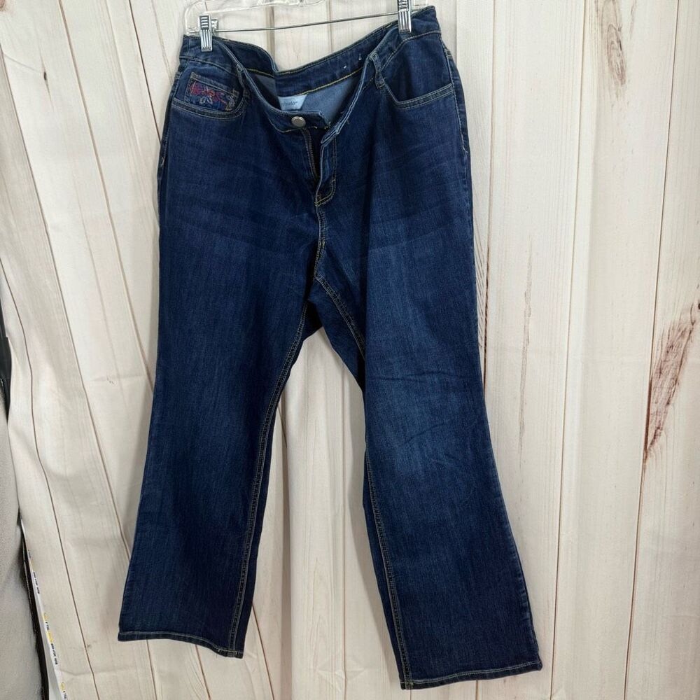 CJ Banks Women’s 16W Flare Jeans